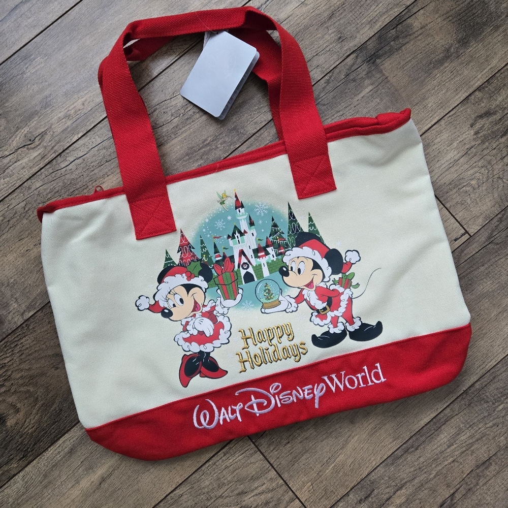 Walt Disney World Christmas Tote/bag New With Tags